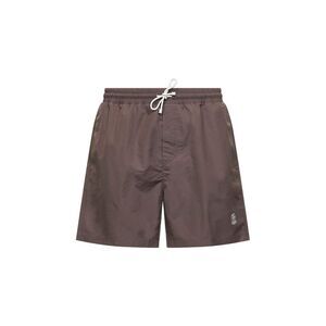 Brunello Cucinelli Men Hazelnut Nylon Swim Shorts